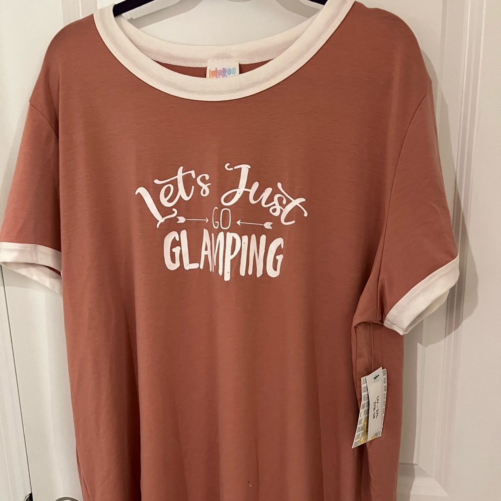 LuLaRoe Lets Go Glamping Liv Tee